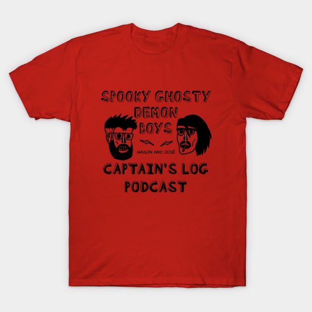 Spooky Ghosty Demon Boys T-Shirt by Captains Log